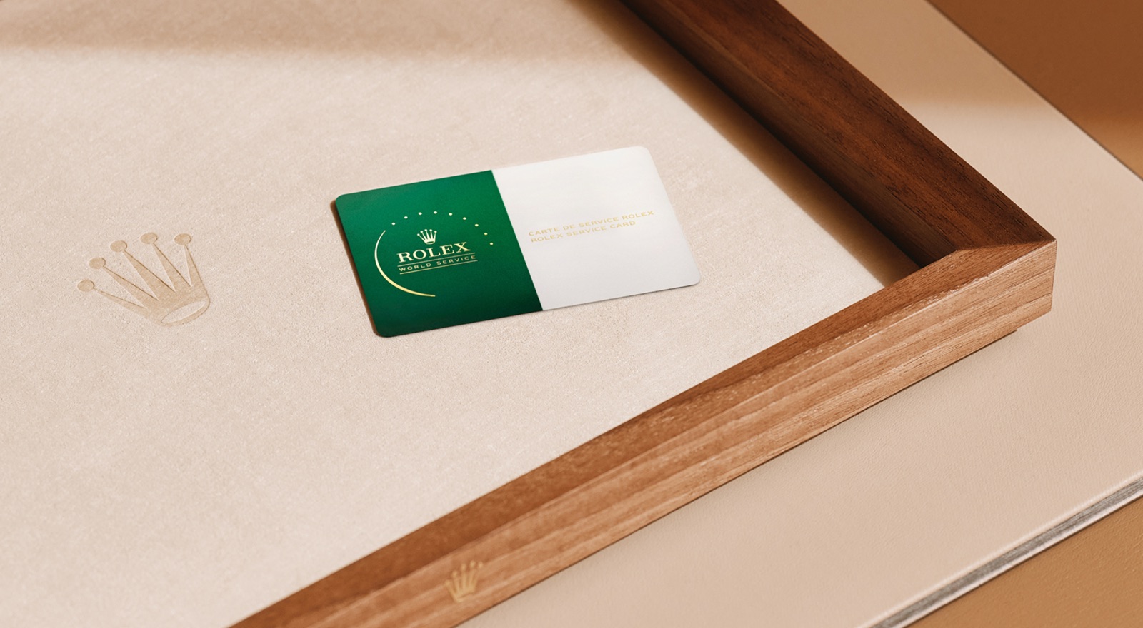 Rolex guarantee card, issued with a complete service at La Mine d'Or