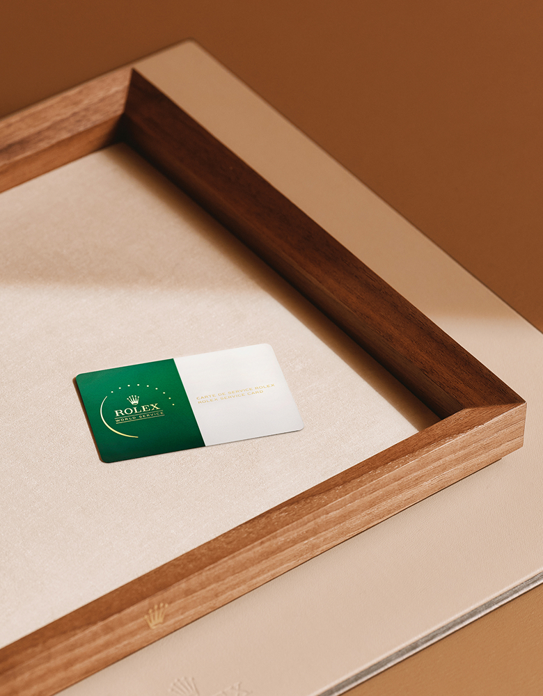 Rolex guarantee card, issued with a complete service at La Mine d'Or